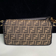 Load image into Gallery viewer, Fendi medium baguette, tobacco brown jacquard
