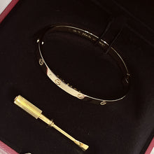 Load image into Gallery viewer, Cartier 2025 new medium model love Bangle, yellow gold, size 17