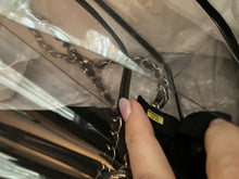 Load image into Gallery viewer, Chanel PVC jumbo with black Lambskin trim, no card