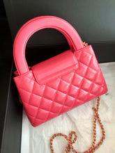 Load image into Gallery viewer, Chanel kelly dark pink fushia, gold hdw