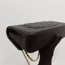 Load image into Gallery viewer, Chanel medium black caviar classic flap, gold hdw 28 series