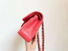 Load image into Gallery viewer, Chanel small pink caviar classic flap, gold hdw