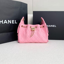 Load image into Gallery viewer, Chanel 25 mini pink caviar, gold hdw