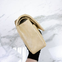 Load image into Gallery viewer, Chanel pearl beige medium caviar, with gold hdw
