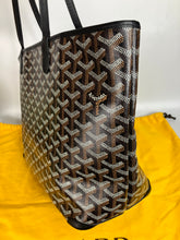 Load image into Gallery viewer, Goyard black Artois PM with zipper