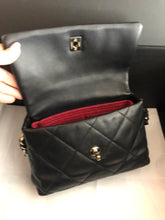 Load image into Gallery viewer, Chanel lambskin shoulder woven logo flap, 2021 cruise collection