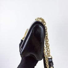 Load image into Gallery viewer, Louis Vuitton black twist pm, gold hdw