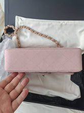 Load image into Gallery viewer, Chanel classic flap small pink 22b caviar with light gold hdw
