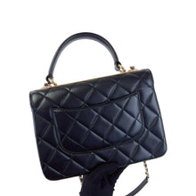 Load image into Gallery viewer, Chanel black small trendy, rose gold hdw
