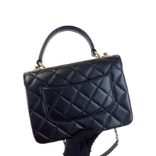 Load image into Gallery viewer, Chanel black trendy in small lambskin, Rose gold hardware