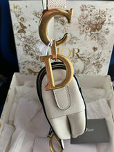Load image into Gallery viewer, Dior saddle bag latte, grained calfskin, gold hdw