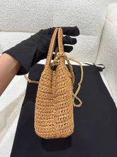 Load image into Gallery viewer, Rare Chanel Kelly raffia, bnib with gold hdw