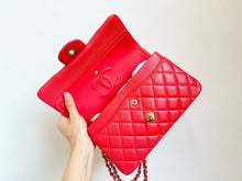 Load image into Gallery viewer, Chanel small pink caviar classic flap, gold hdw
