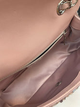 Load image into Gallery viewer, Chanel pink sequin small flap, silver hdw