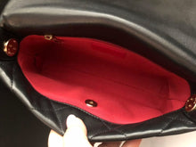 Load image into Gallery viewer, Chanel lambskin shoulder woven logo flap, 2021 cruise collection