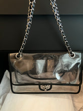 Load image into Gallery viewer, Chanel PVC jumbo with black Lambskin trim, no card