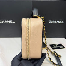 Load image into Gallery viewer, Chanel two tone vanity case medium