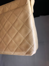 Load image into Gallery viewer, Chanel beige caviar vintage 24k gold hdw shoulder bag