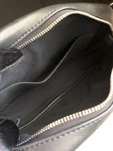 Load image into Gallery viewer, Chanel smokey blue chevron calfskin camera bag with tassel, silver hdw