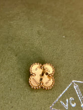Load image into Gallery viewer, Van Cleef & Arpels (VCA) sweet 18k gold earstuds/earrings, white mother of pearl (MOP)