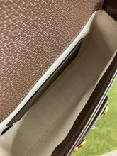 Load image into Gallery viewer, Gucci Jumbo GG Canvas Brown Leather Trim Horsebit 1955 Small Bag