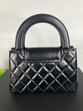 Load image into Gallery viewer, Chanel black Kelly shopper nano (larger size) in shiny calfskin, gold hdw