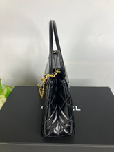 Load image into Gallery viewer, Chanel black Kelly shopper nano (larger size) in shiny calfskin, gold hdw
