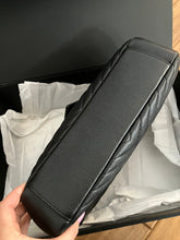 Load image into Gallery viewer, YSL large black college bag, ruthenium hdw