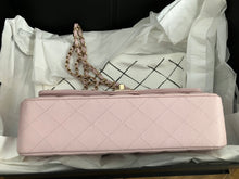 Load image into Gallery viewer, Rare Chanel 21s pink caviar medium classic flap, light gold champagne hdw