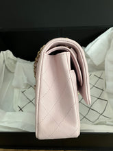 Load image into Gallery viewer, Rare Chanel 21s pink caviar medium classic flap, light gold champagne hdw