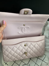 Load image into Gallery viewer, Rare Chanel 21s pink caviar medium classic flap, light gold champagne hdw