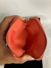 Load image into Gallery viewer, Chanel orange/pink 23s lambskin card holder/coin purse, silver hdw