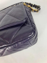 Load image into Gallery viewer, Chanel 19 in purple lambskin, gold hdw