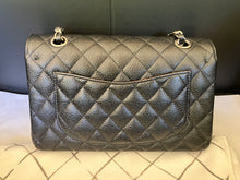 Load image into Gallery viewer, Chanel Black caviar small classic flap, silver hdw