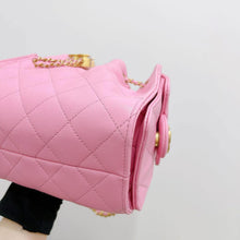 Load image into Gallery viewer, Chanel 25 mini pink caviar, gold hdw