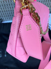 Load image into Gallery viewer, Givenchy pink 4G small quilted leather shoulder bag