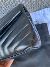 Load image into Gallery viewer, YSL Saint Laurent black small Loulou with silver hdw