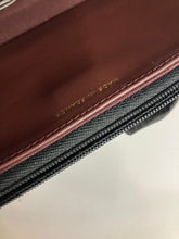 Load image into Gallery viewer, Chanel microchip black caviar (WOC) wallet on chain, with gold hardware