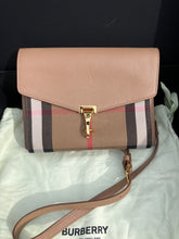 Load image into Gallery viewer, Burberry Macken Small Check Chain Crossbody Bag