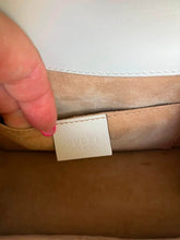 Load image into Gallery viewer, Gucci Mini Sylvie bag, white calfskin leather gold hardware