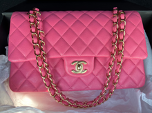 Load image into Gallery viewer, Chanel barbie pink caviar, with gold hdw