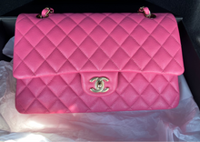 Load image into Gallery viewer, Chanel barbie pink caviar, with gold hdw