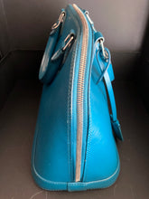 Load image into Gallery viewer, Louis Vuitton Alma epi leather, teal with silver hdw
