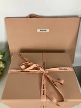 Load image into Gallery viewer, Miu Miu white cotton Gabardine fabirc pouch bag