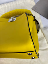 Load image into Gallery viewer, Fendi mini yellow peekaboo, silver hdw