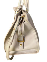 Load image into Gallery viewer, YSL Saint Laurent beige small leather cabas bag with gold hdw