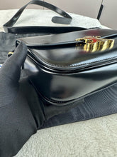 Load image into Gallery viewer, Celine black triomphe medium with gold hdw