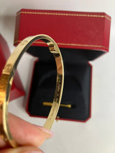 Load image into Gallery viewer, Cartier 2025 new medium model love Bangle, 18k yellow gold