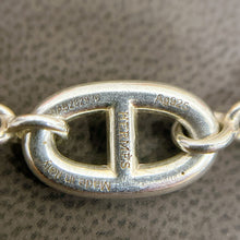 Load image into Gallery viewer, Hermes silver farandole necklace, 120cm