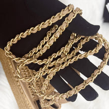 Load image into Gallery viewer, Chanel 26C Raffia Large Kelly, with gold hdw